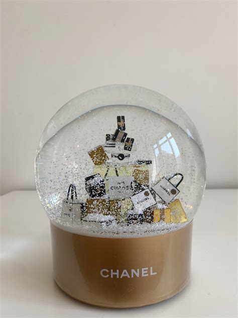 chanel christmas globe|Chanel Snow Globe for sale .